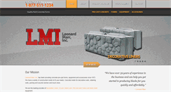 Desktop Screenshot of leonardmarrinc.com